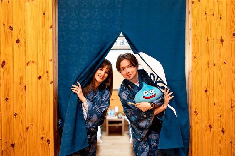 ドラクエ浴衣　グランシャリオ北斗七星135 和モダン×ドラゴンクエスト】ドラゴンクエストの世界観で満ちた非日常